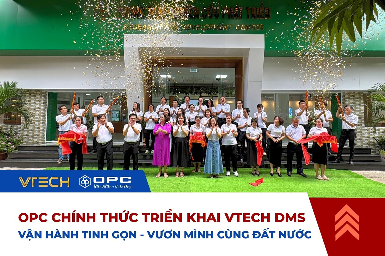 OPC triển khai VTECH DMS - Chuyển đổi số kênh phân phối ngành Dược